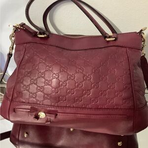 Gucci Burgundy  Bag